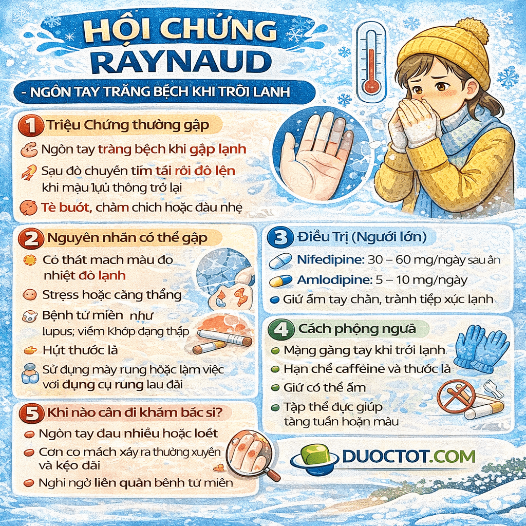 HỘI CHỨNG RAYNAUD 